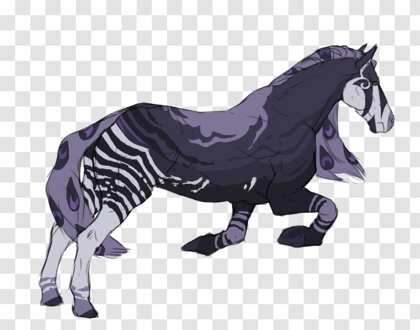 Mustang Stallion Halter Quagga Pack Animal - Figure Transparent PNG