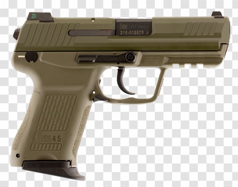 Heckler & Koch HK45 .45 ACP USP Beretta 92 - Weapon Transparent PNG