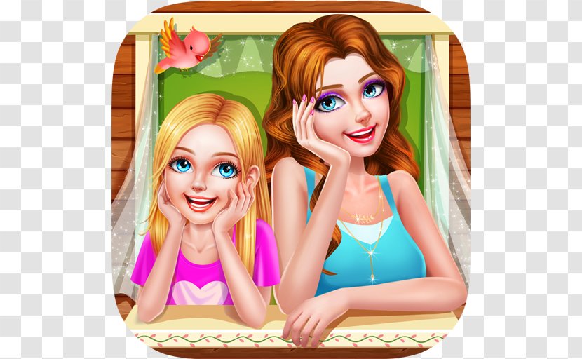 Family Playground: Sister Spa BFF Train Holiday & Salon Download Fashion Icon - Silhouette - Model MakeoverSpa-girl Transparent PNG