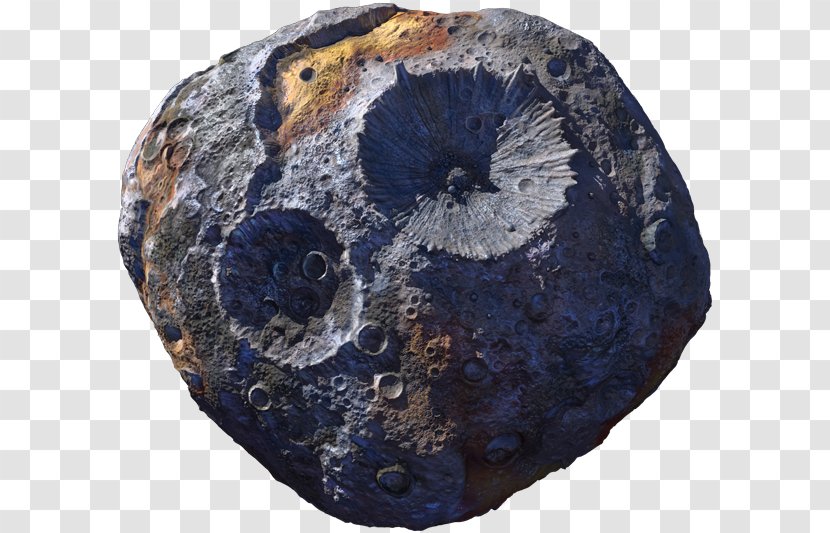 16 Psyche Asteroid Mining Belt - Spacecraft - Ice Block Pattern Transparent PNG