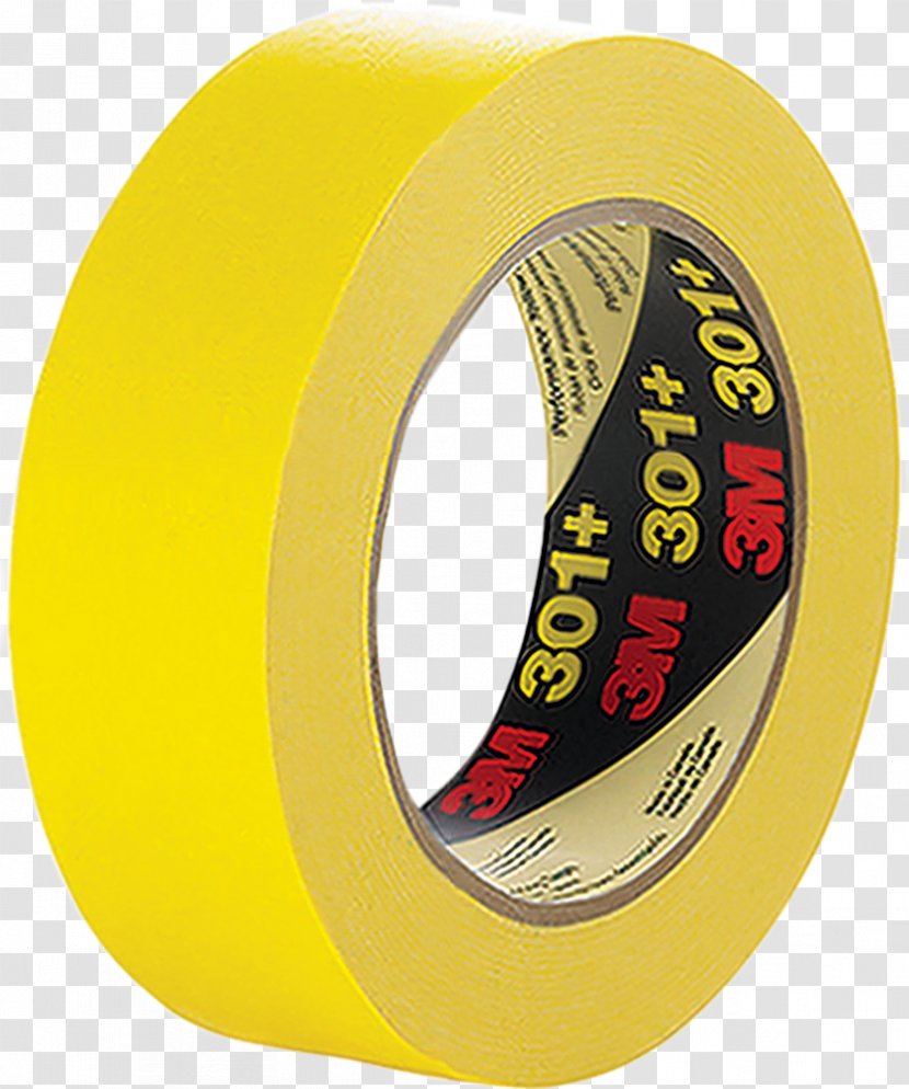 Adhesive Tape Masking 3M Paper - Hardware - Yellow Transparent PNG