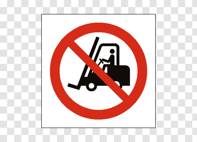 Forklift Sign Safety Label No Symbol - Factory - First Aid Transparent PNG
