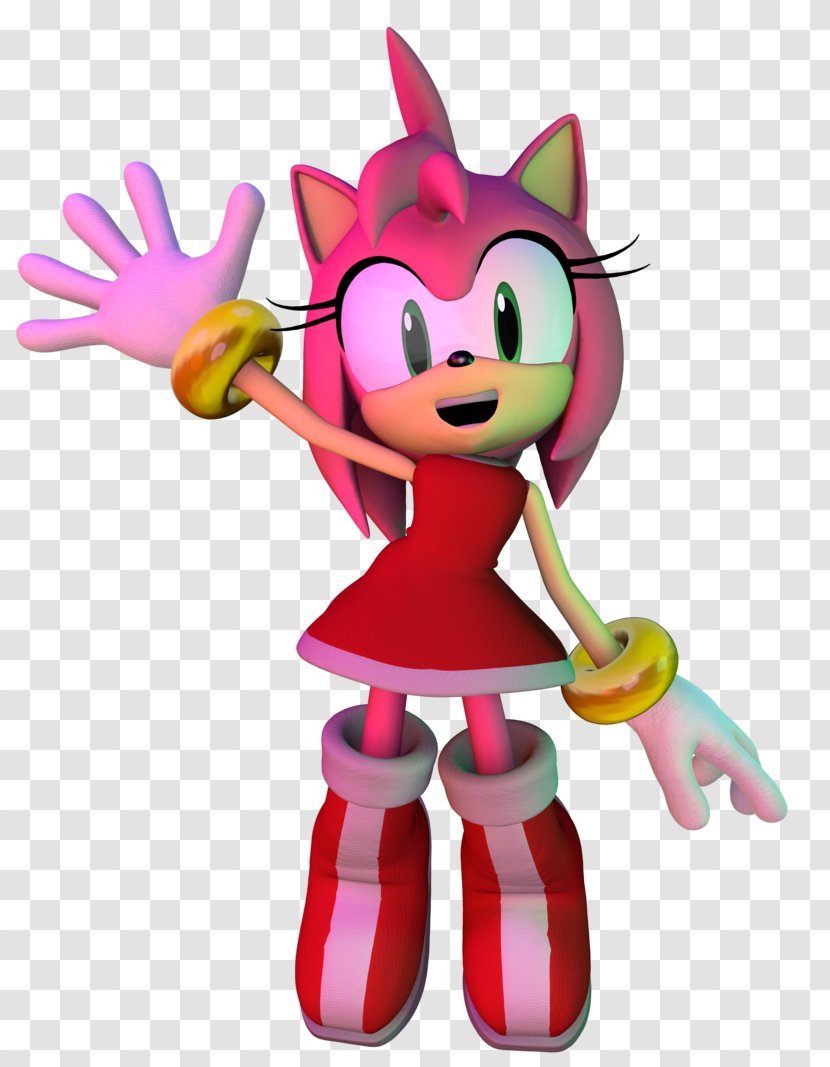 Sonic Riders Amy Rose Ariciul The Hedgehog Generations - Figurine Transparent PNG