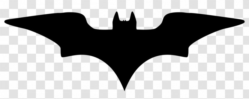 Batman Logo Silhouette - Tutorial - Vector Transparent PNG