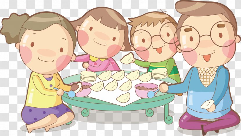 Dongzhi Dumpling Clip Art - Flower - Eat Dumplings Of A Family Transparent PNG