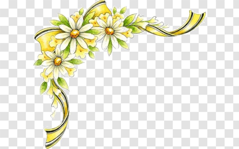 Flower Ribbon Silk Yellow Clip Art - Branch - Gold Transparent PNG