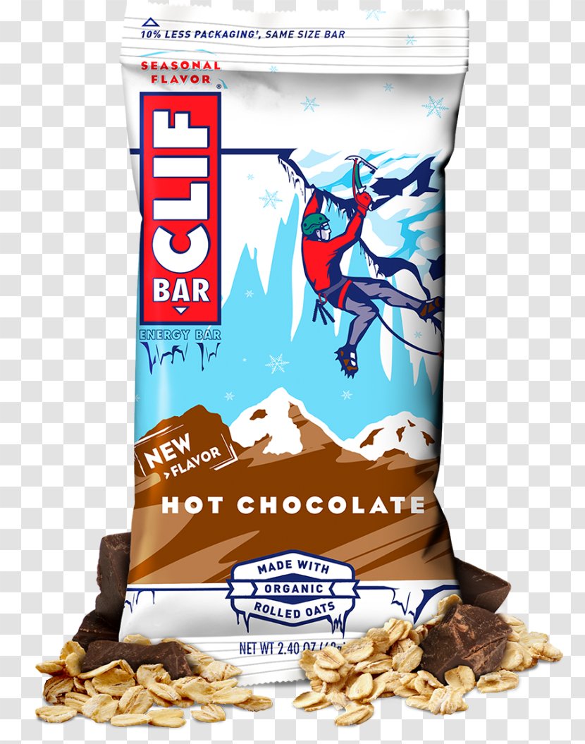 Hot Chocolate Bar Organic Food Clif & Company - Breakfast Cereal - Peppermint Transparent PNG