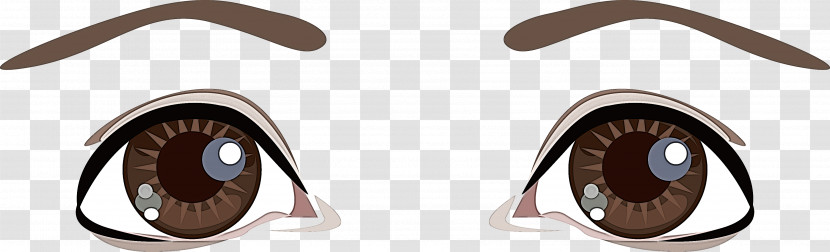 Eyewear Brown Transparent PNG