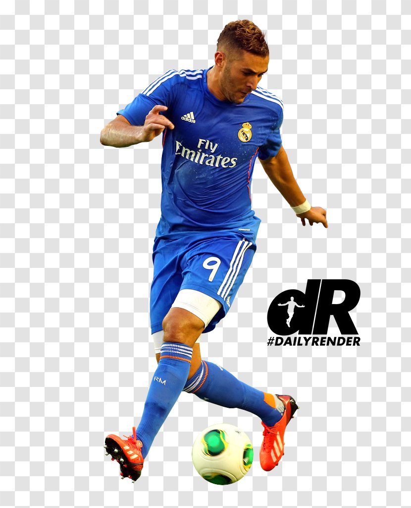 Real Madrid C.F. La Liga Football Player - Blue Transparent PNG
