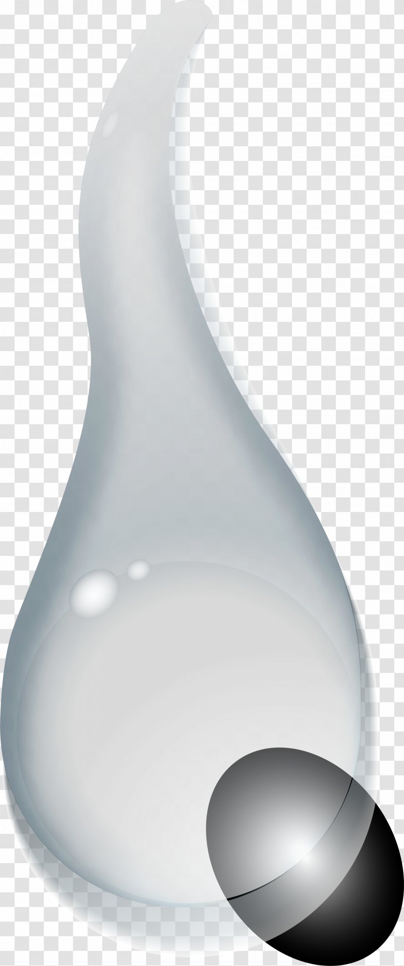 Drop Liquid Water Grey - Monochrome - Gray Fresh Transparent PNG