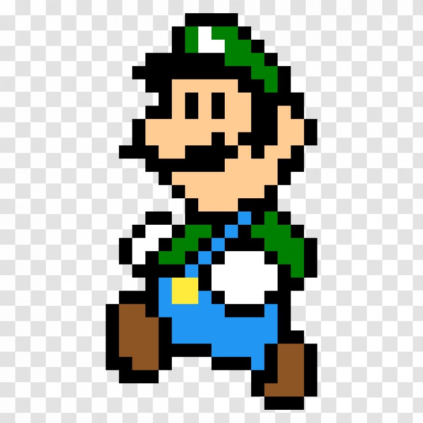 Mario & Luigi: Superstar Saga Minecraft Bros. - Luigi Transparent PNG