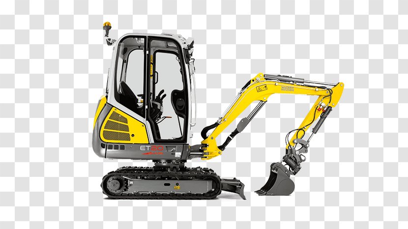 Compact Excavator Wacker Neuson Heavy Machinery Bagr Na Kolovém Podvozku - Vehicle Transparent PNG