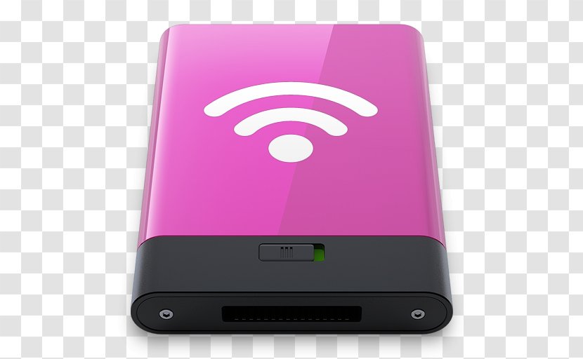 Pink Purple Electronic Device Gadget - Computer Servers - Airport W Transparent PNG