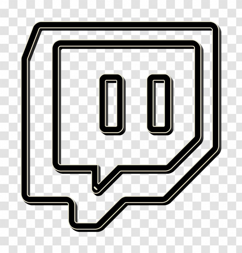 Twitch Icon - Video - Rectangle Symbol Transparent PNG
