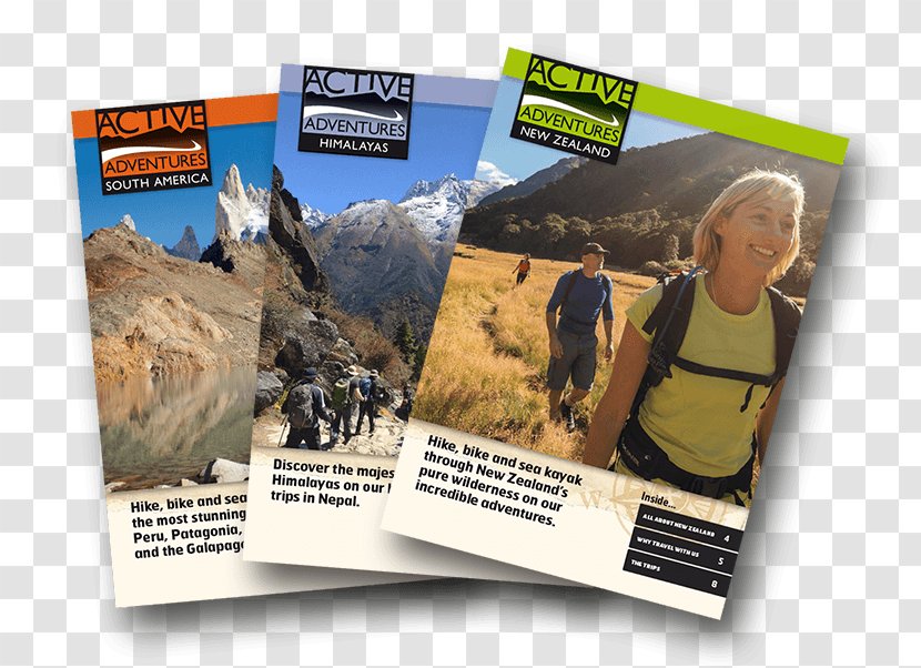 Package Tour Milford Track Brochure Travel Adventure - New Zealand - Trip Flyer Transparent PNG