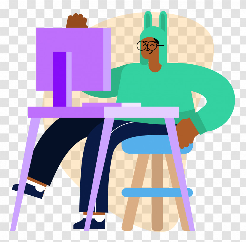 Working Work Desk Transparent PNG