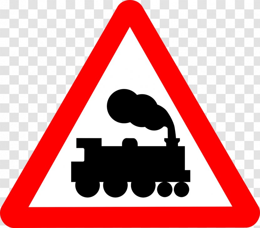 Train Rail Transport Traffic Sign Clip Art - Symbol - Attention Transparent PNG