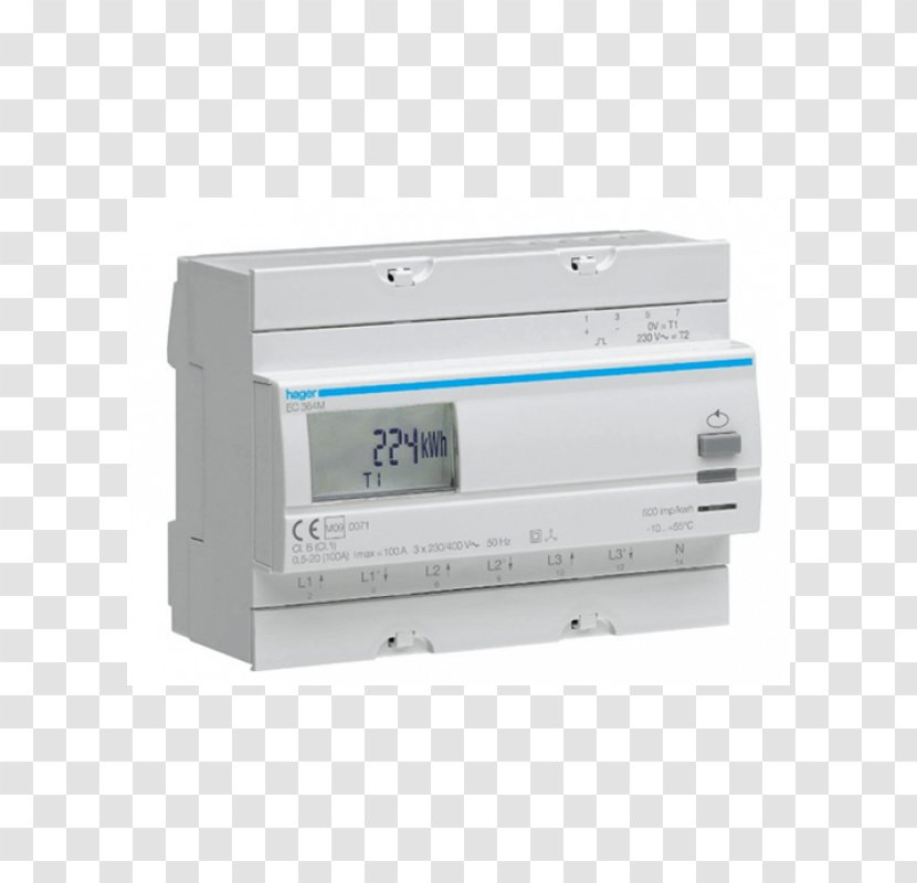 Electricity Meter Kilowatt Hour Three-phase Electric Power Convertidor De Potencia - Electronics - Meting Transparent PNG