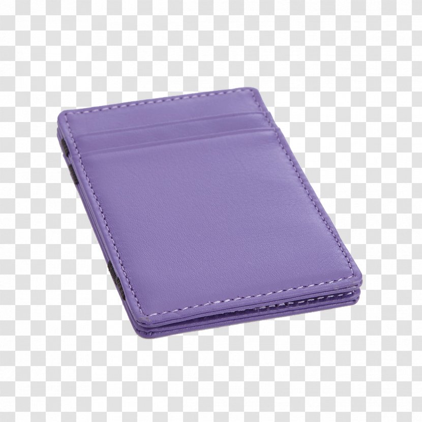 Wallet Leather Purple - Violet - Genuine Transparent PNG