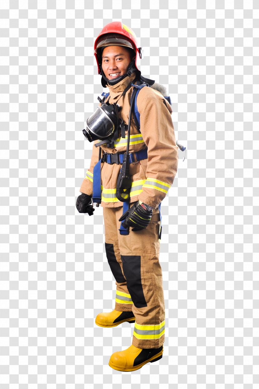 Firefighter - Construction Worker - Costume Hard Hat Transparent PNG