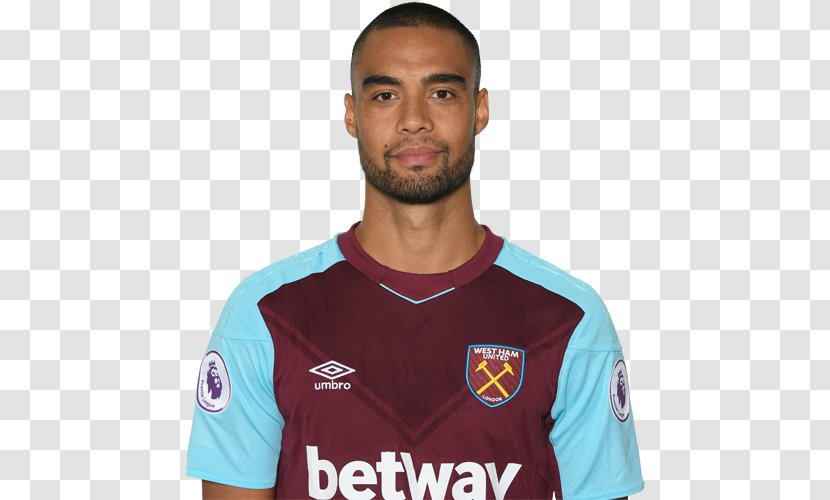 Winston Reid West Ham United F.C. Premier League Everton Jersey - Player Transparent PNG