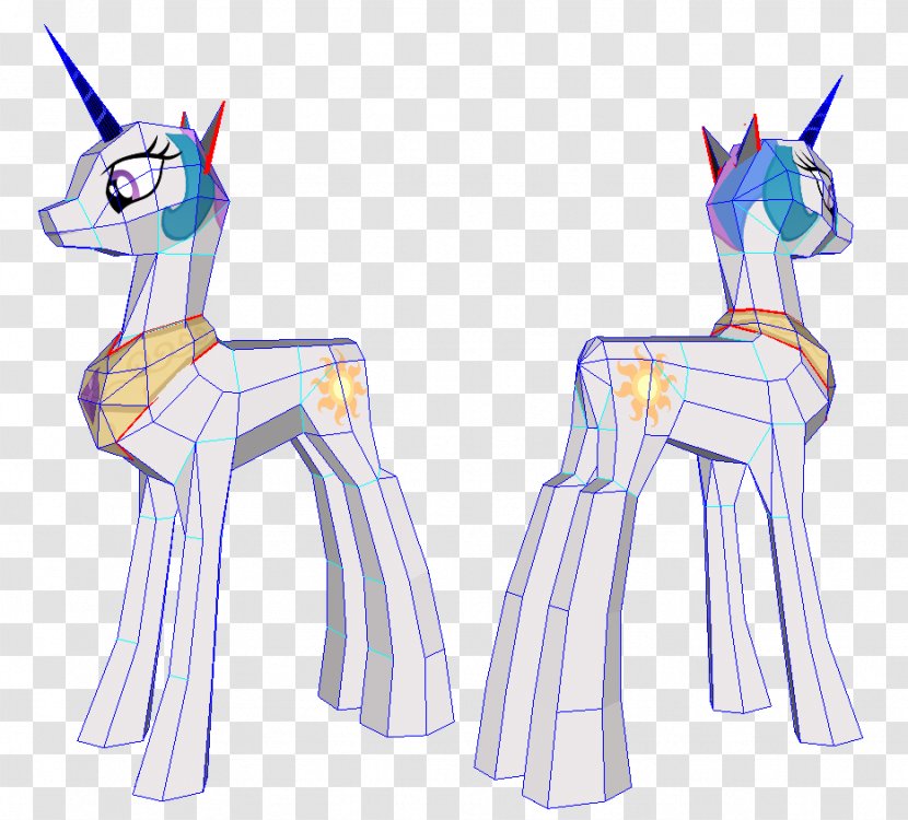 Horse Unicorn - Drawing Transparent PNG