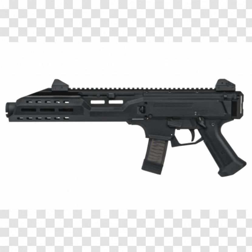 CZ Scorpion Evo 3 Škorpion Firearm 9×19mm Parabellum Gun Barrel - Heart - Ak 47 Flash Hider Transparent PNG