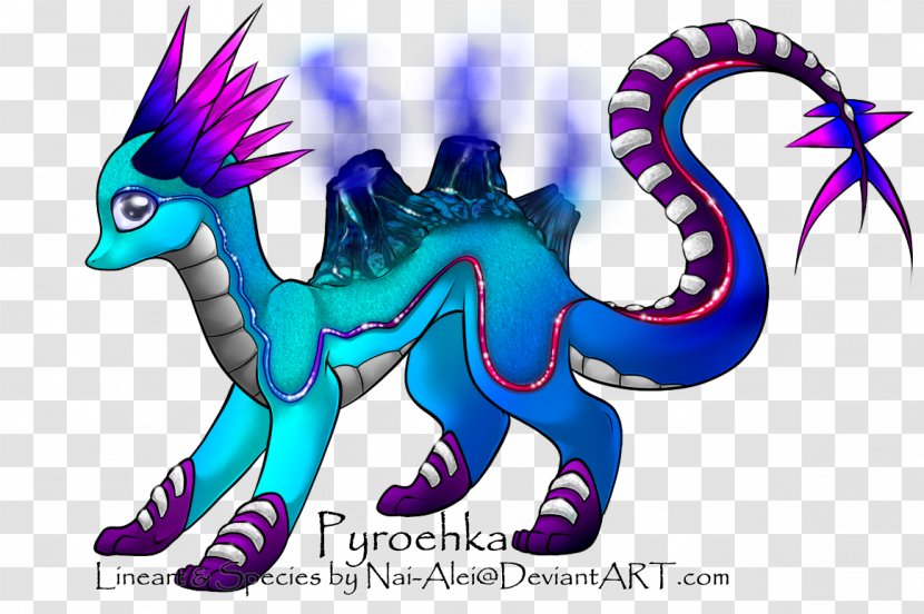 Wolf Dragon Art Character Adoption - Creature - Desine Vector Transparent PNG