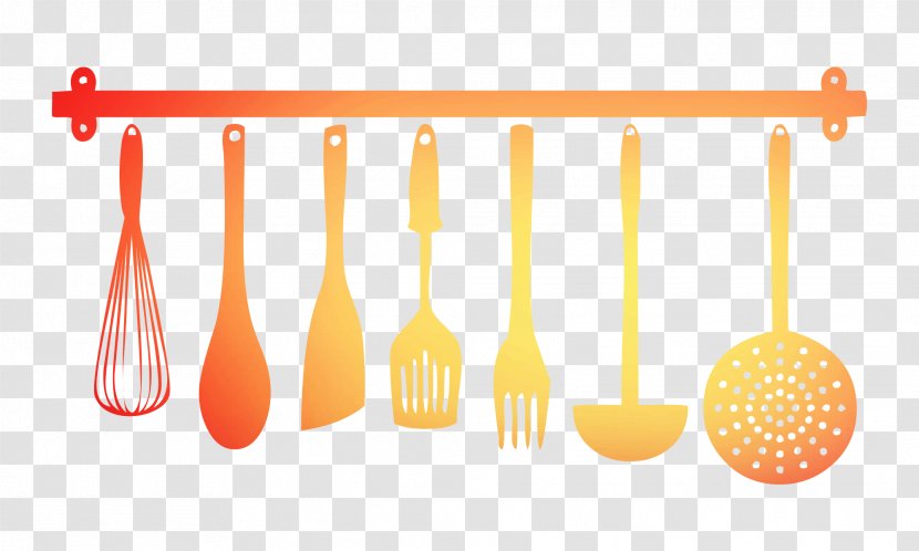 Kitchen Wall Decal Fork Pan Racks - Cutlery Transparent PNG