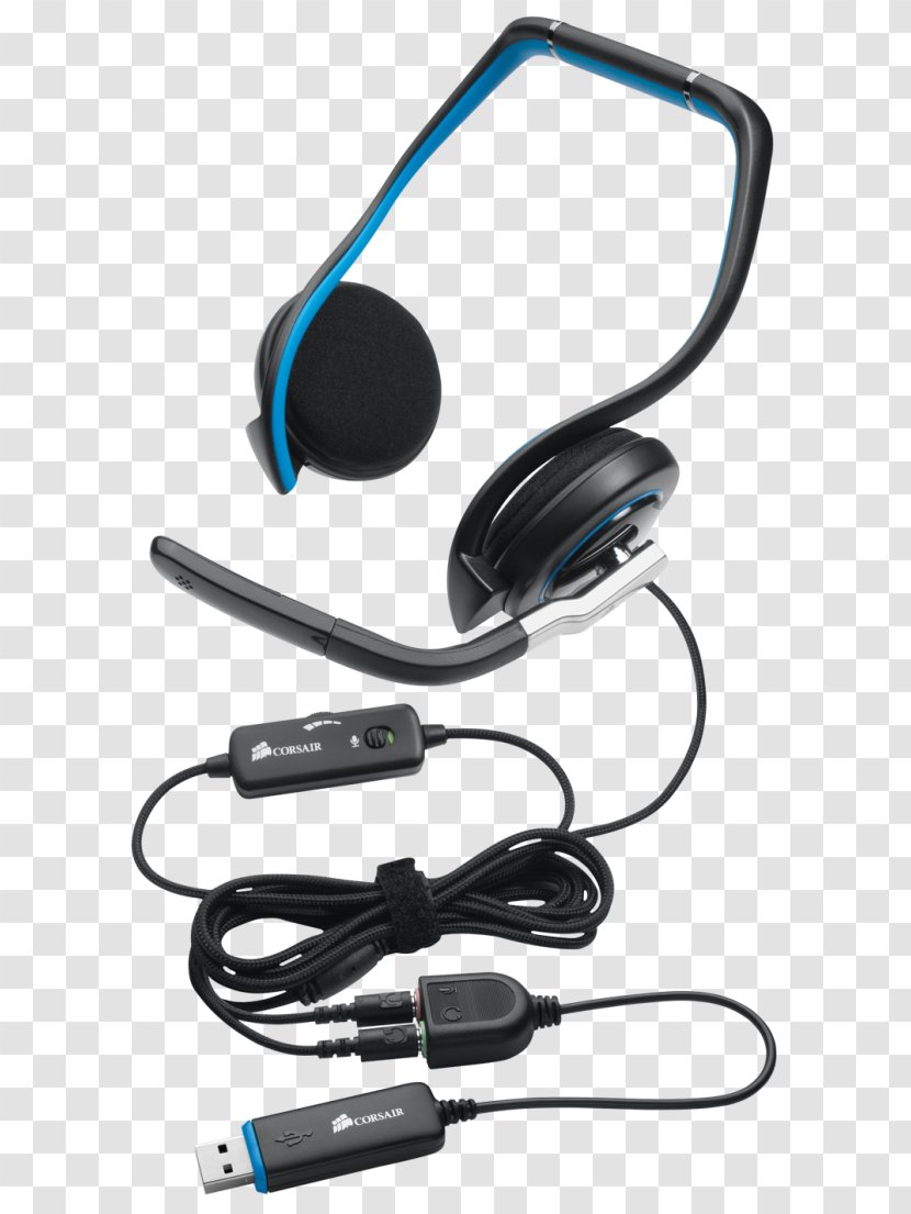 Headphones Headset Microphone Computer Cases & Housings Corsair Components - Vengeance 1100 Communication Transparent PNG