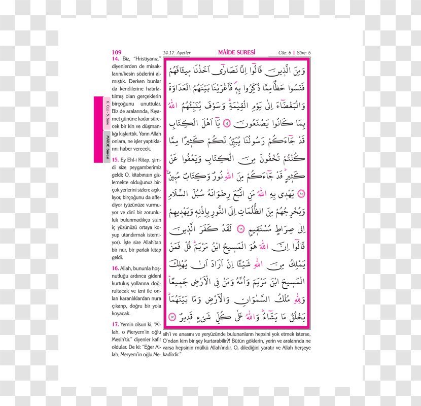 Qur'an Ya Sin Quran Translations Rahle Juz' - Pink - Color Transparent PNG