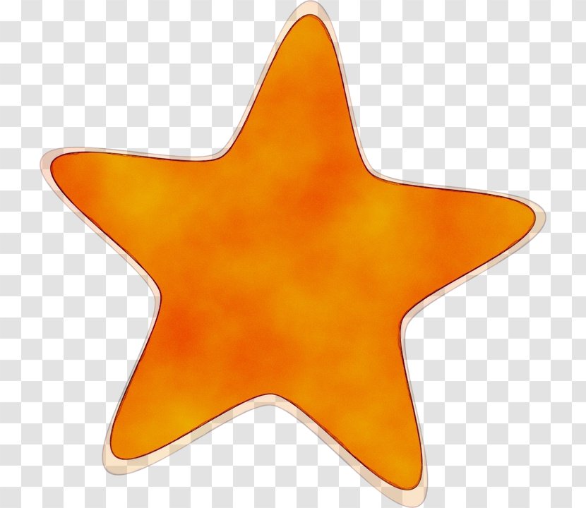 Orange - Star Transparent PNG