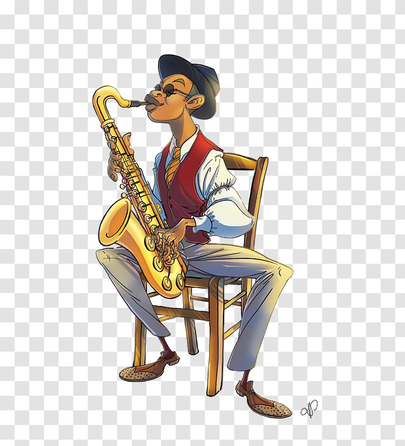 Saxophone Trumpet Tuba Mellophone - Flower Transparent PNG