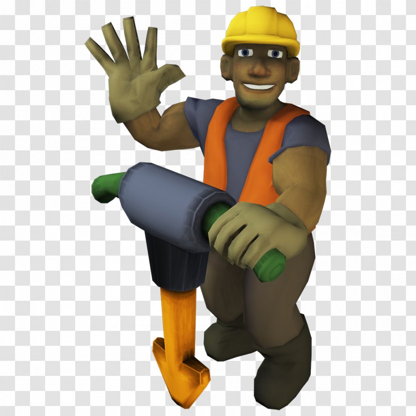 Laborer Construction Worker - Cartoon - Construction-workers Transparent PNG