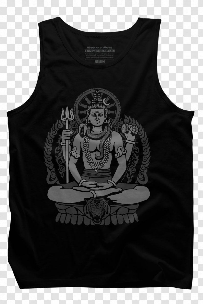 Mahadeva Adiyogi Shiva Statue T-shirt Parvati Deity - Meditation Transparent PNG
