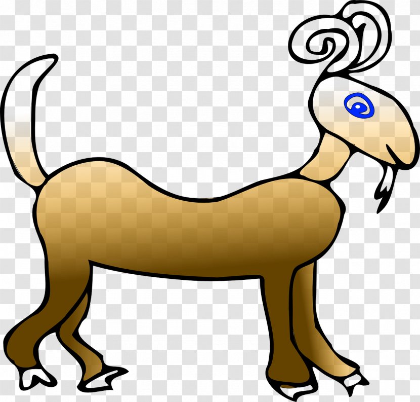 Horn Sheep Clip Art - Dog Like Mammal Transparent PNG