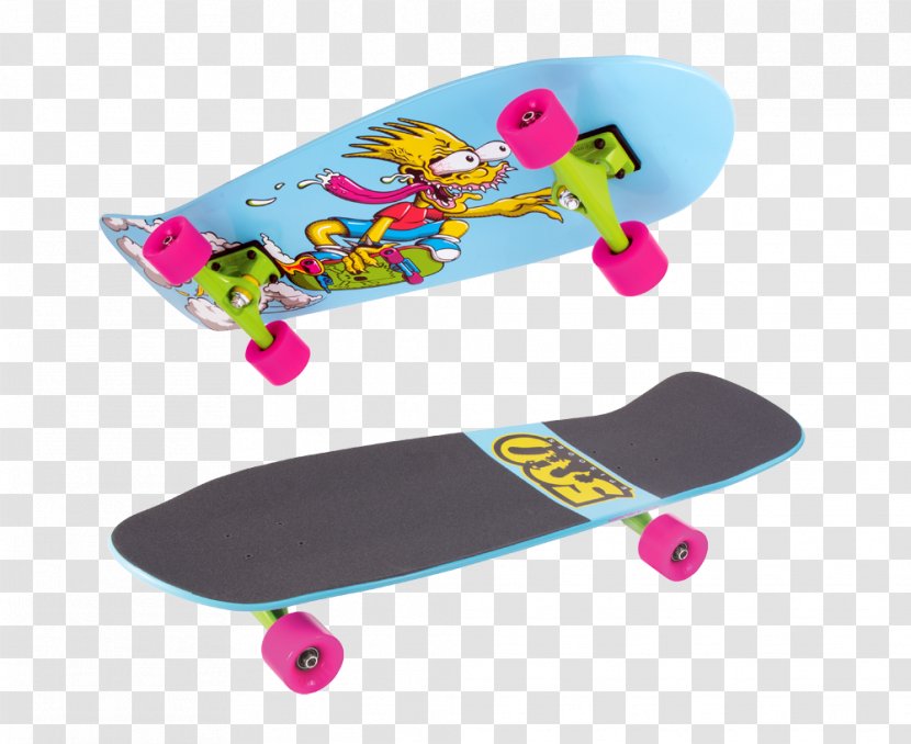 Longboard Bart Simpson Skateboarding Surfing NHS, Inc. - Sports Equipment Transparent PNG
