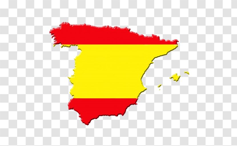 Flag Of Spain Germany Map - Colombia Transparent PNG