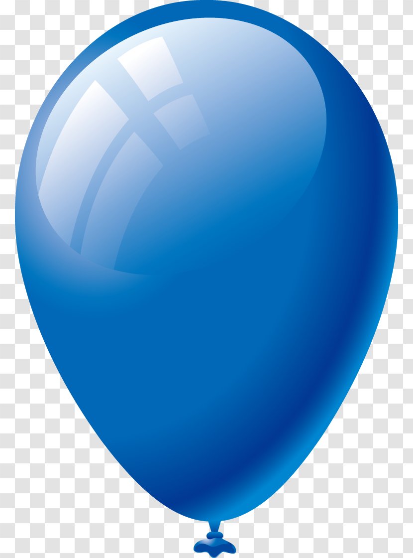 Blue Toy Balloon - Party - Balloons Vector Material Transparent PNG