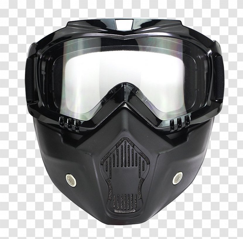 Motorcycle Helmets Goggles Google Mask - Tree Transparent PNG