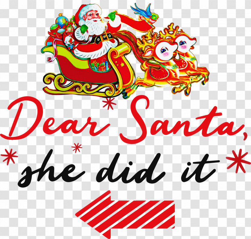 Dear Santa Santa Claus Christmas Transparent PNG