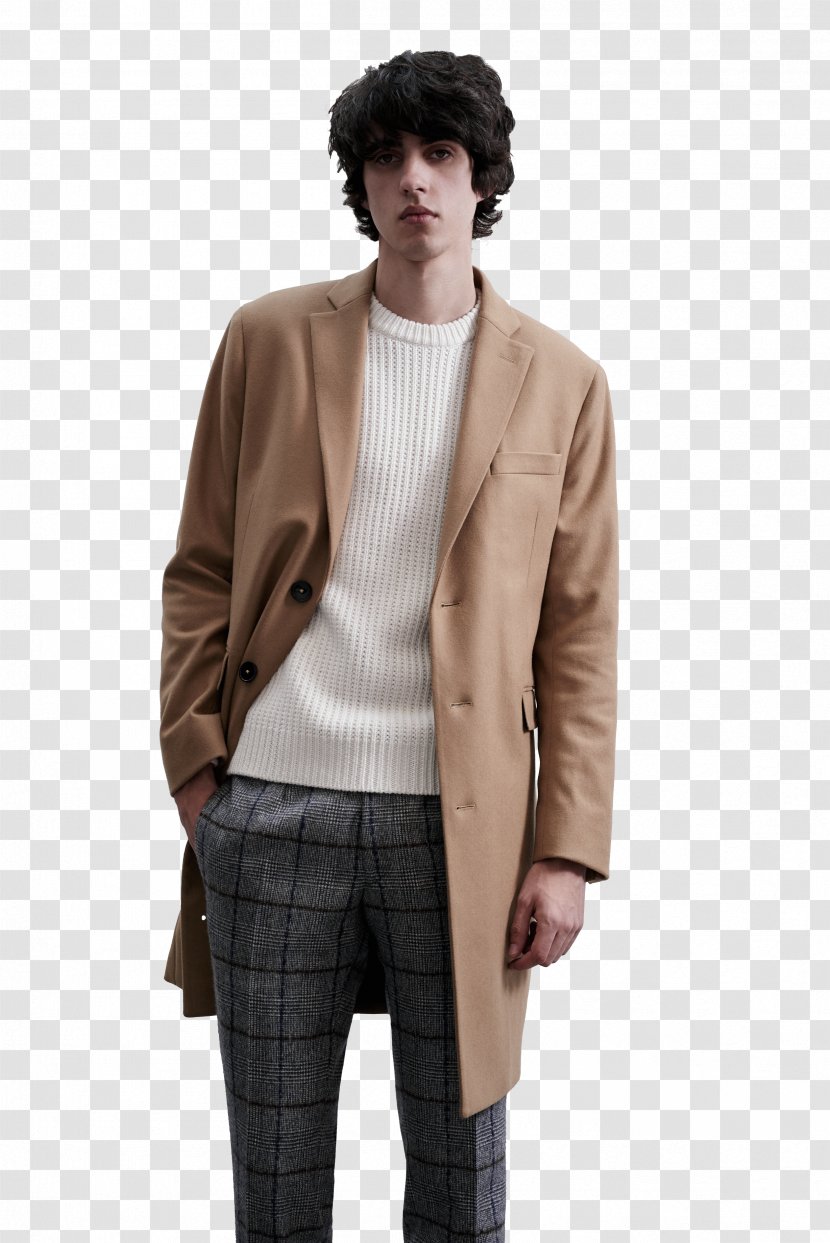Blazer Overcoat Jacket Blouson Jeans - Coat Transparent PNG