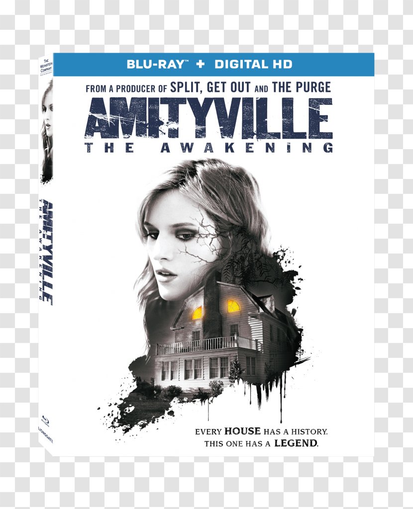 Amityville: The Awakening Blu-ray Disc Amityville Horror Poster DVD - Entertainment - ALICIA VIKANDER Transparent PNG