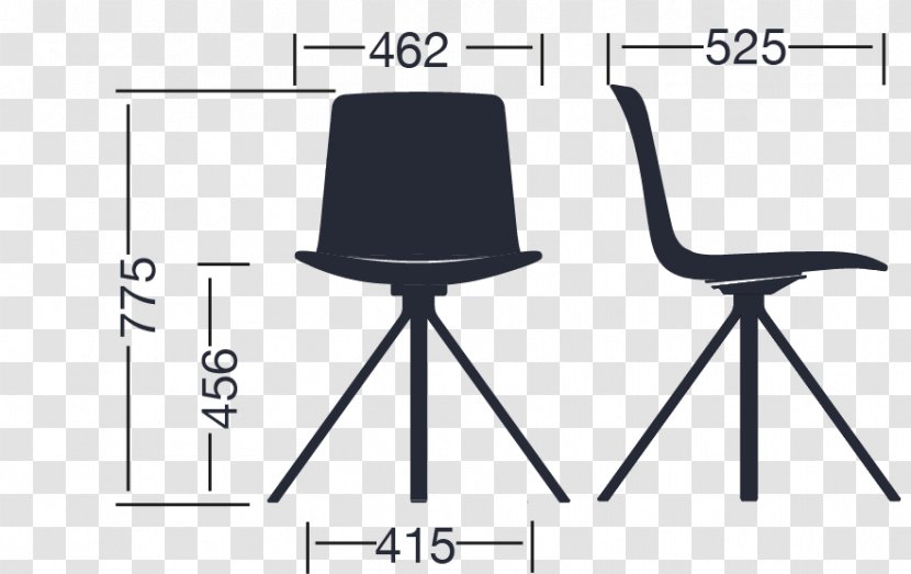 Office & Desk Chairs Polypropylene Stacking Chair Armrest - Furniture Transparent PNG