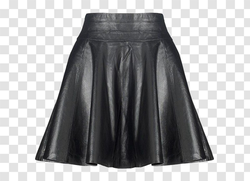 Skirt Waist Leather Black M - Vera Transparent PNG