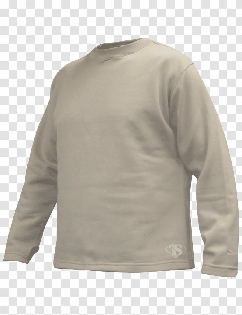 Sleeve Shoulder Beige - Long Sleeved T Shirt Transparent PNG