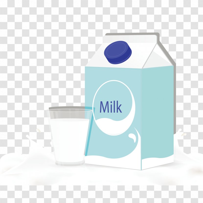 Packaging And Labeling Box Food Illustration - Liquid - Hand Painted Vector Milk Transparent PNG
