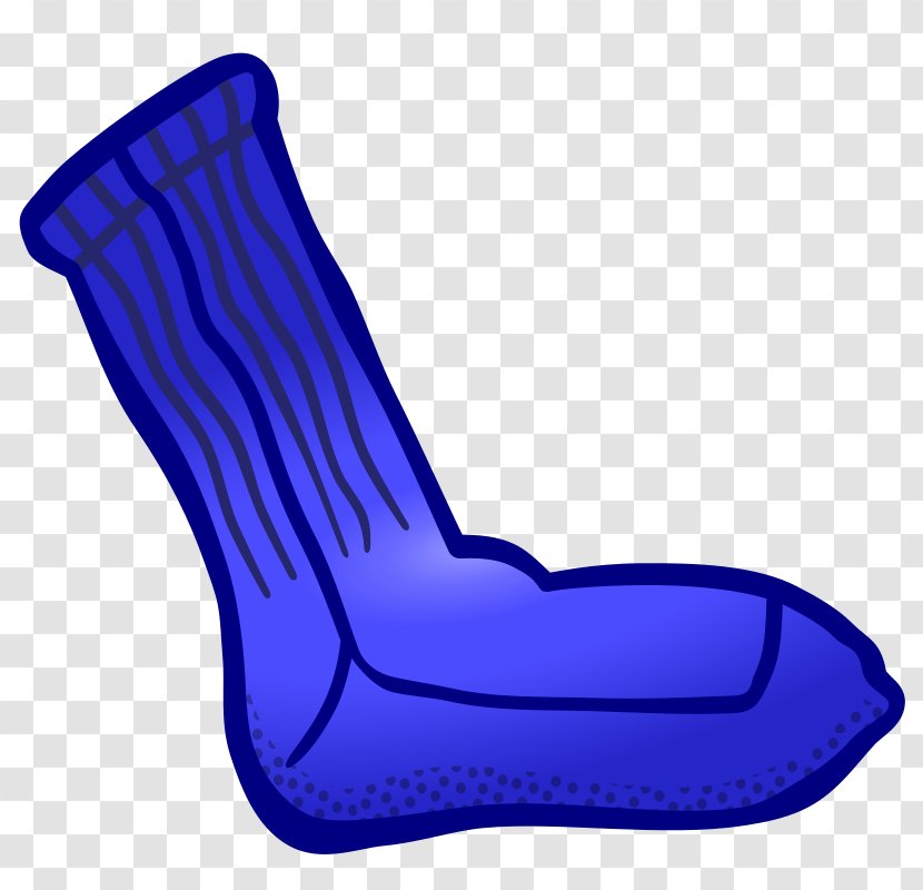 Sock Clothing Blue Clip Art - Socks Transparent PNG