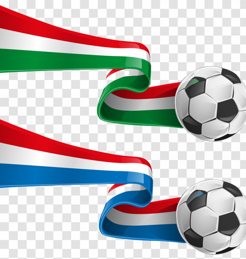 Italy France Flag Clip Art - Football Transparent PNG
