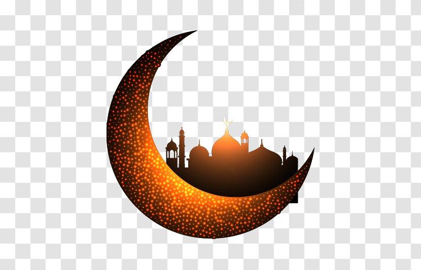 Eid Al-Fitr Download Islam - Button - Orange Transparent PNG